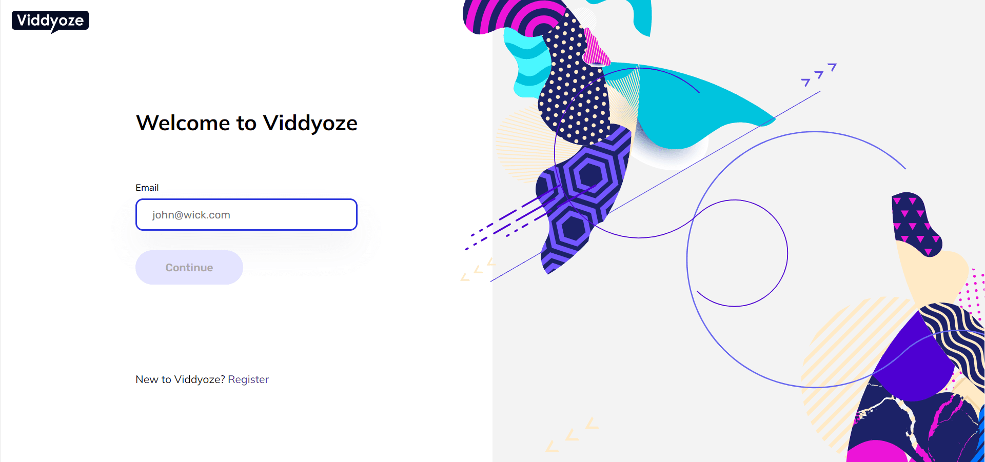 Viddyoze Login