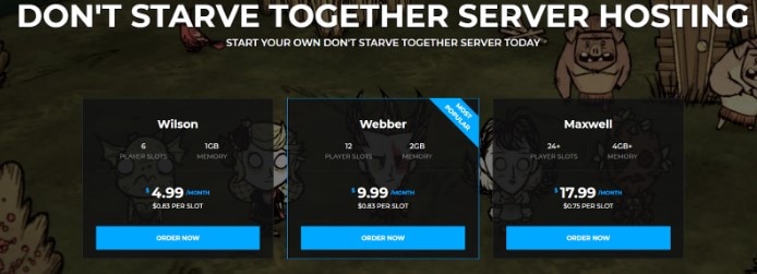 shockbyte Don’t Starve Together Server Hosting