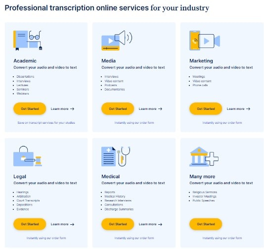 GoTranscript Services Transcription