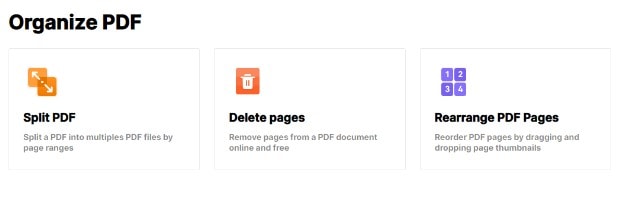 HiPDF Organize PDF