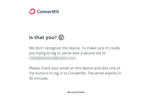 convertkit login