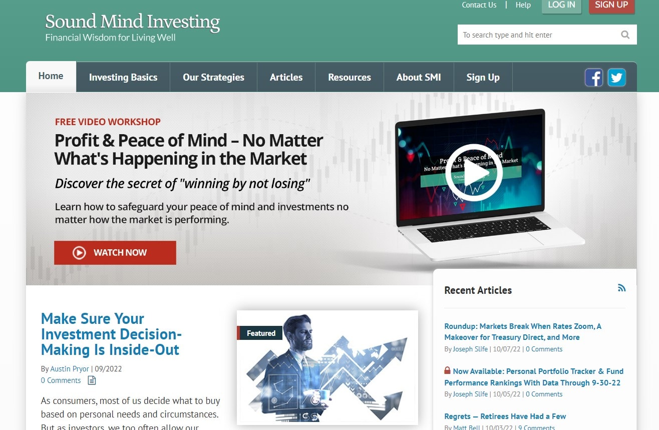 Sound Mind Investing: Podia Examples