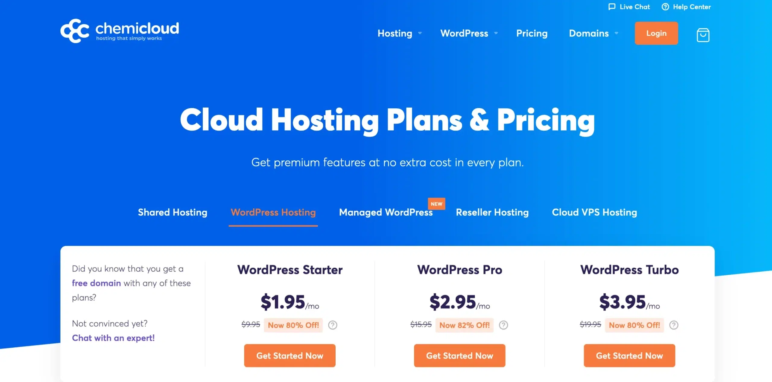 ChemiCloud - WordPress Vps Hosting