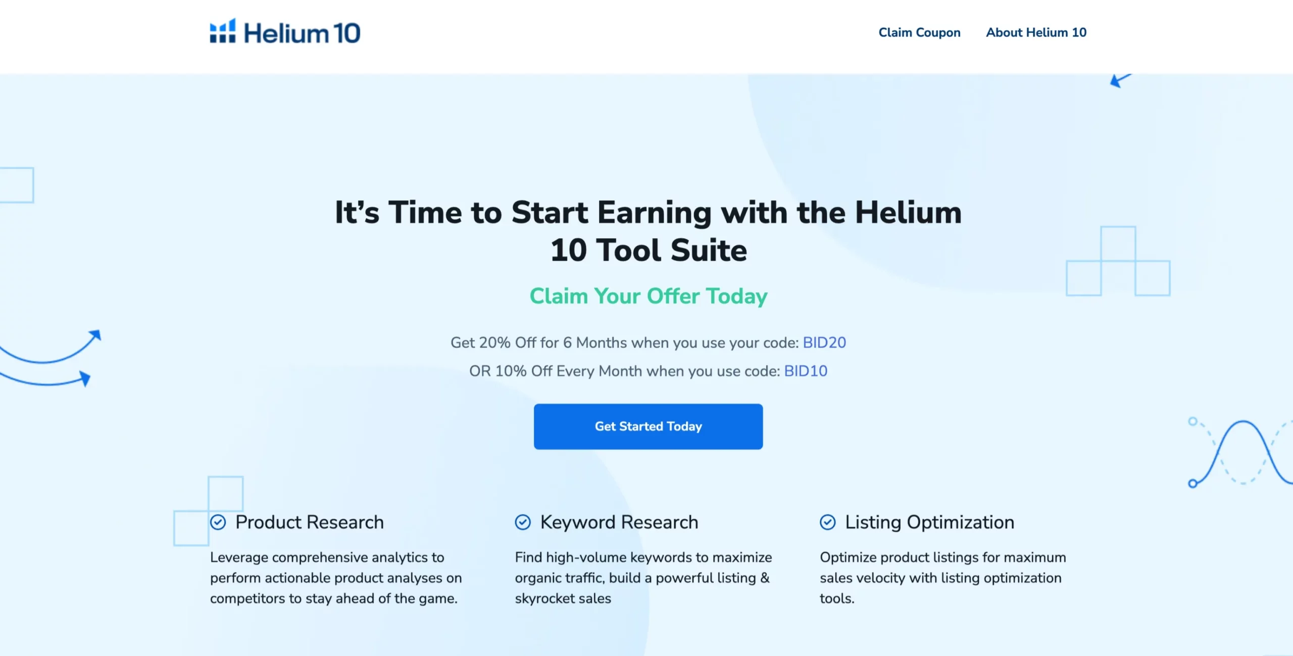 Helium 10 Coupon Codes 