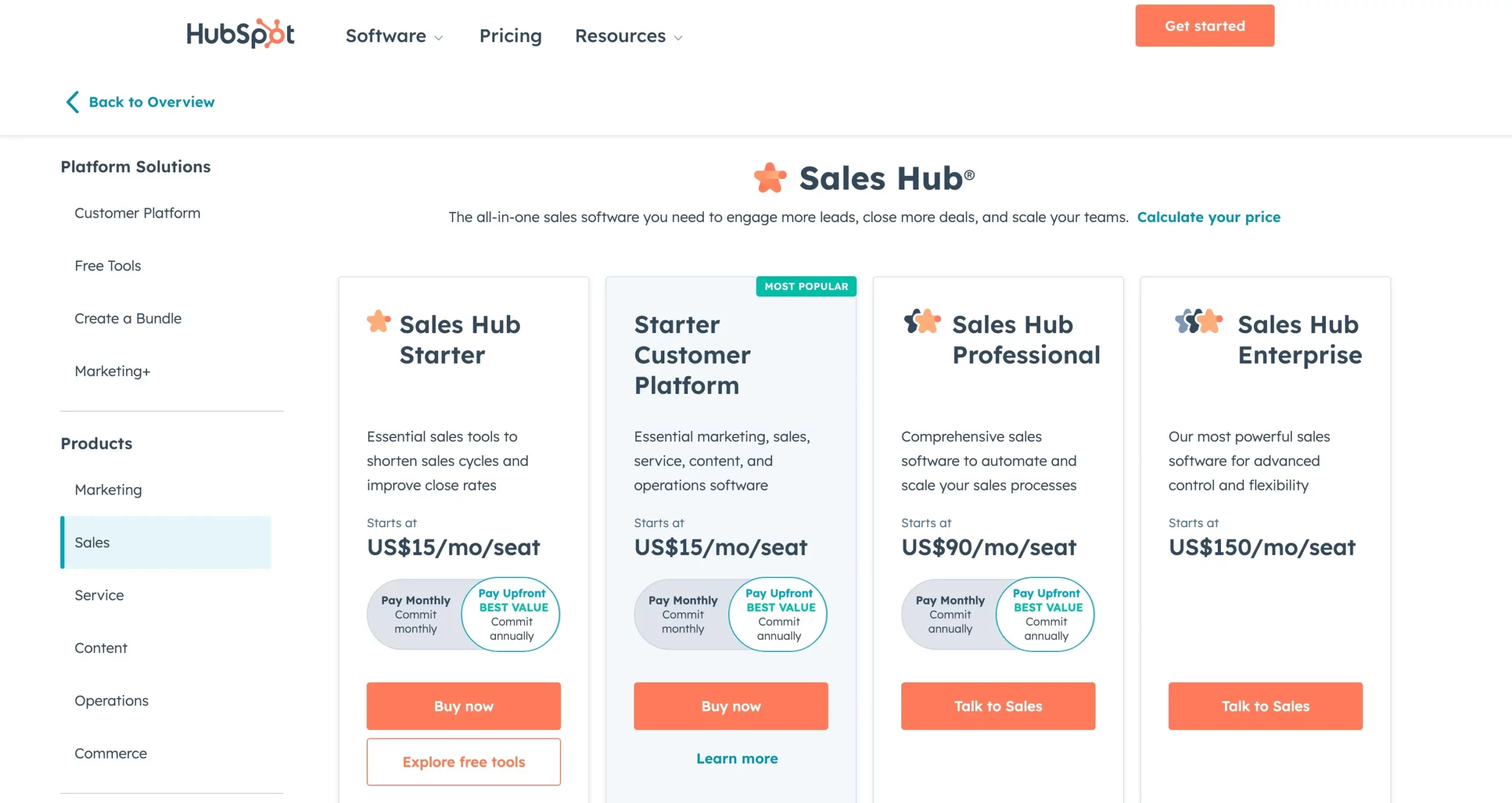 HubSpot - Sales Hub