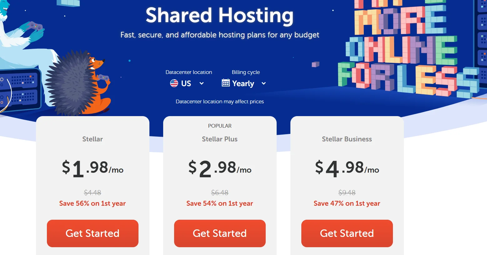 Namecheap Shared Hosting Pricing