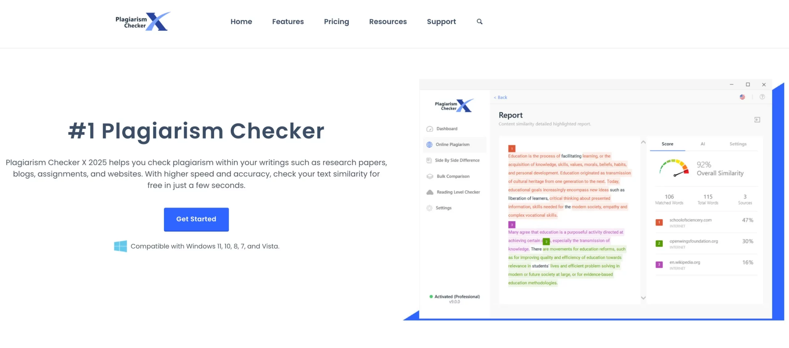 Plagiarism Checker X