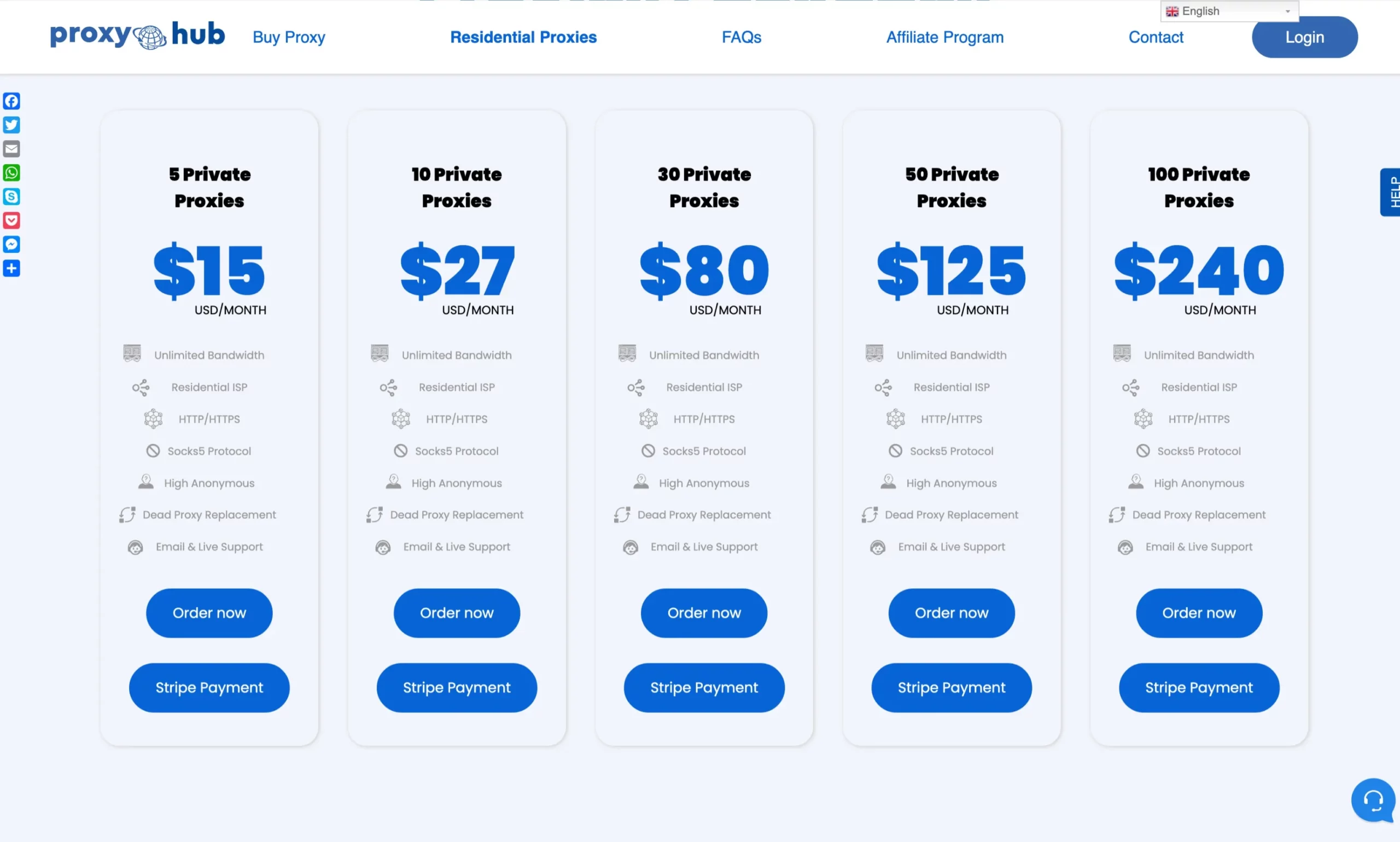 Pricing: How Much Does Proxy Hub Cost? 