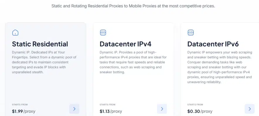 Proxy-cheap Pricing Overview