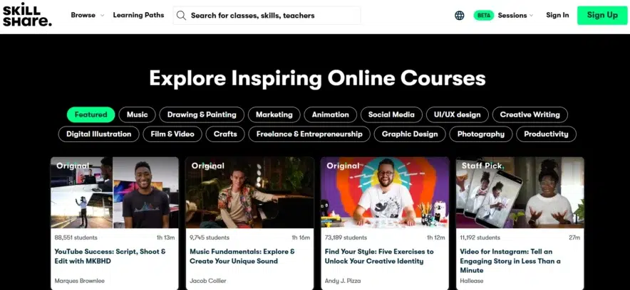 Skillshare Courses