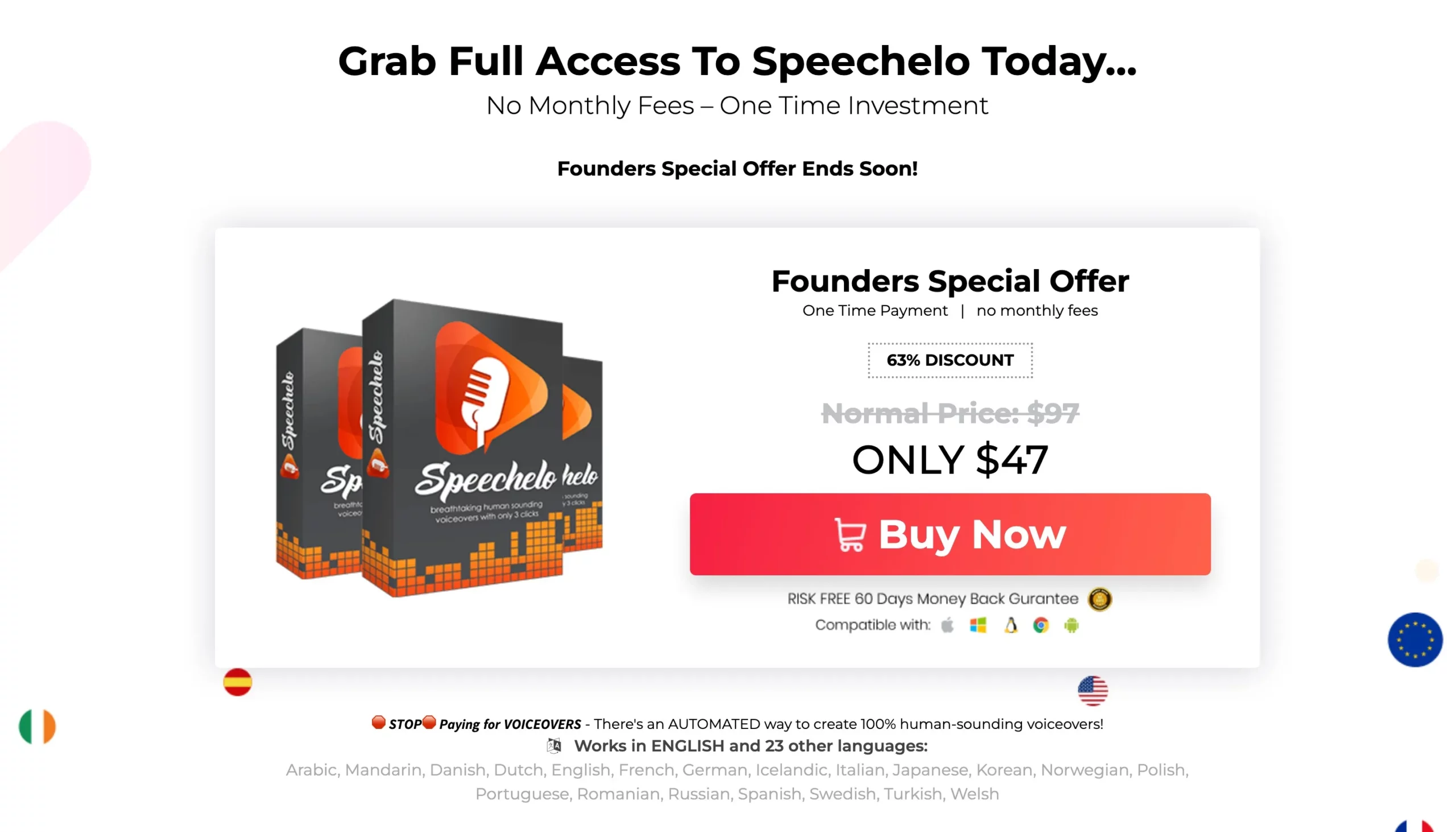 Speechelo - Offers