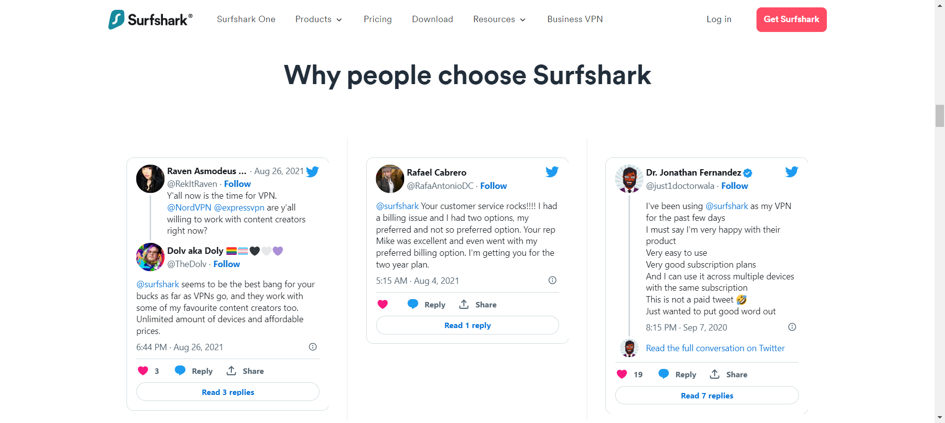 Surfshark Reviews by Users