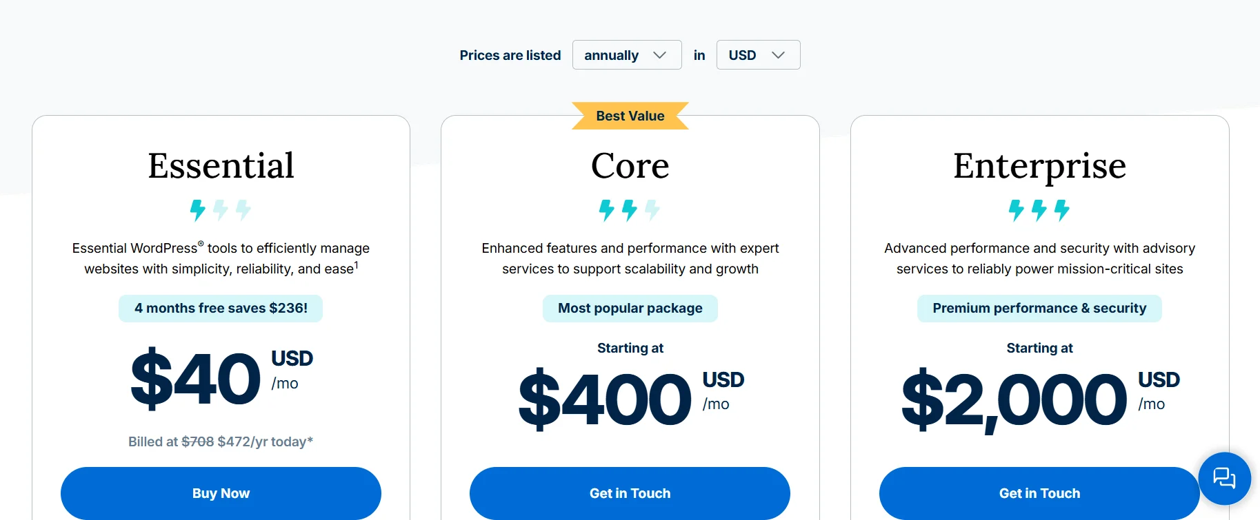 WP Engine Pricing