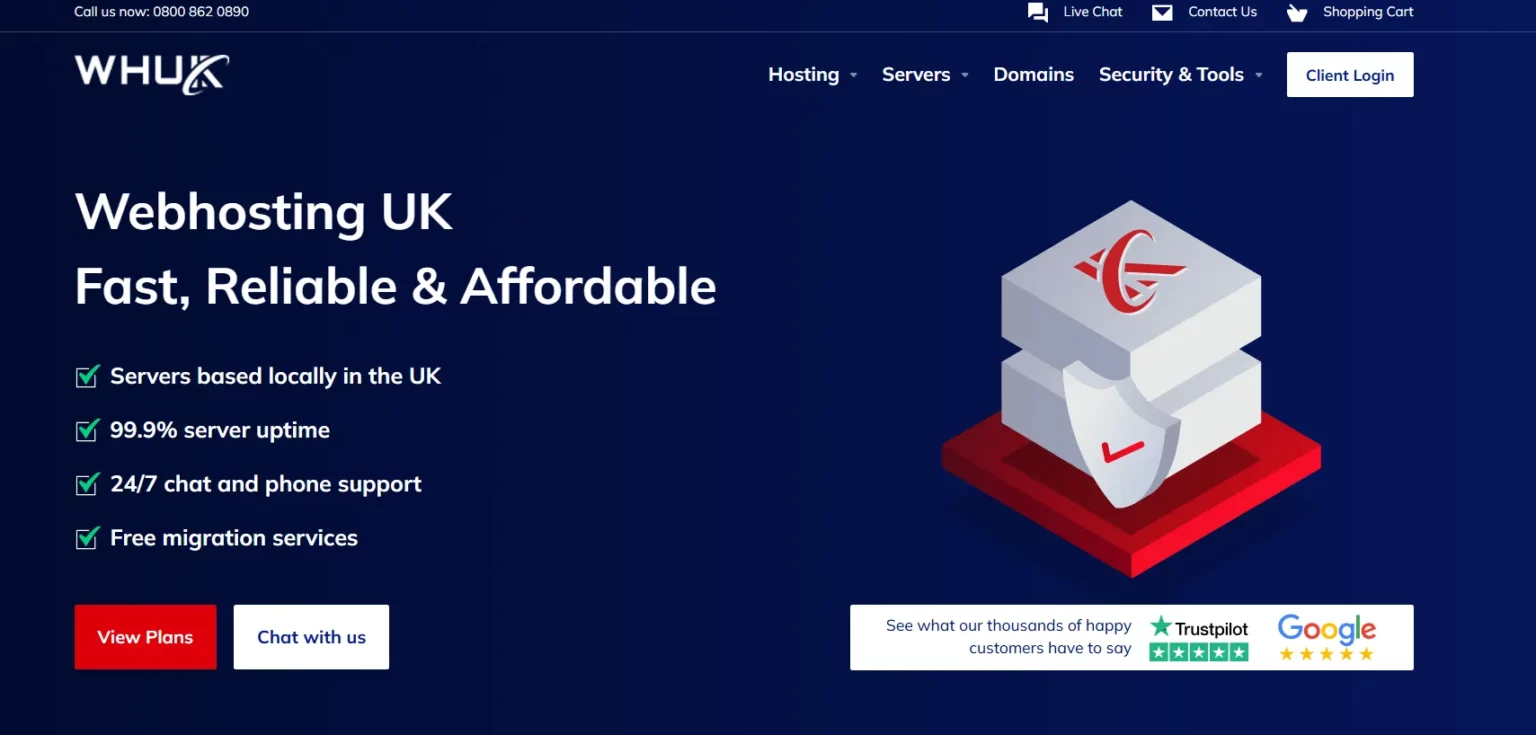 Webhosting. UK