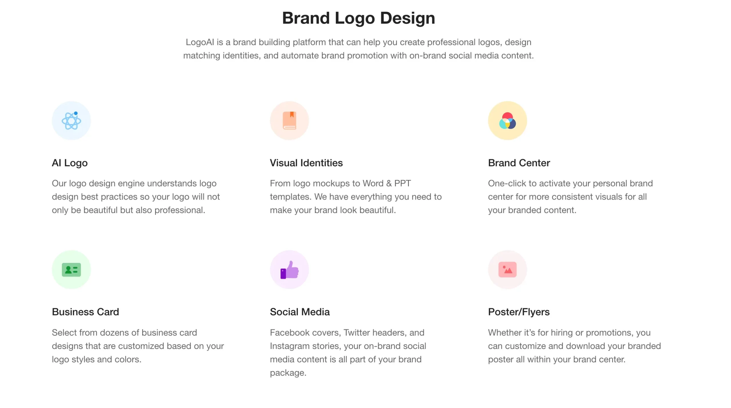 What Can LogoAI Help You With?