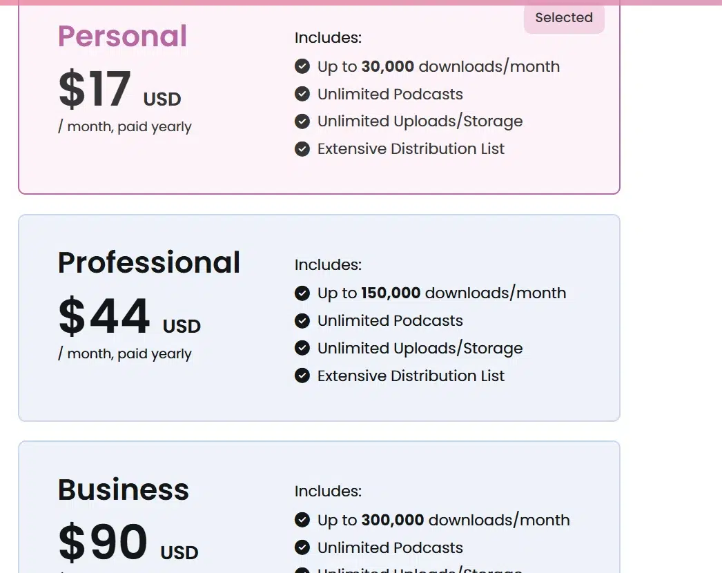 captivate pricing