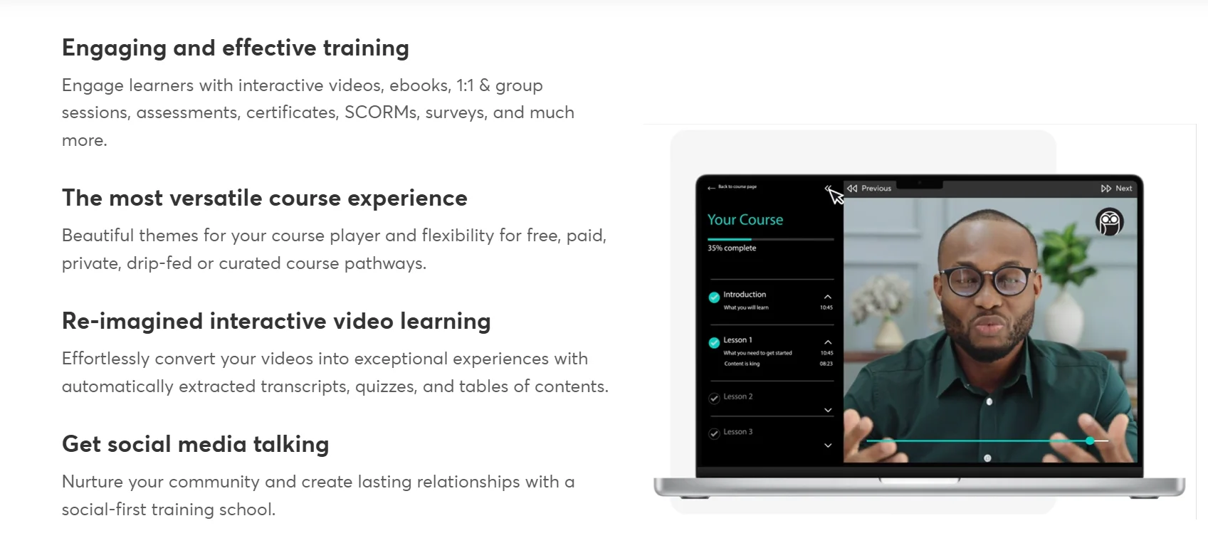 learnworlds features