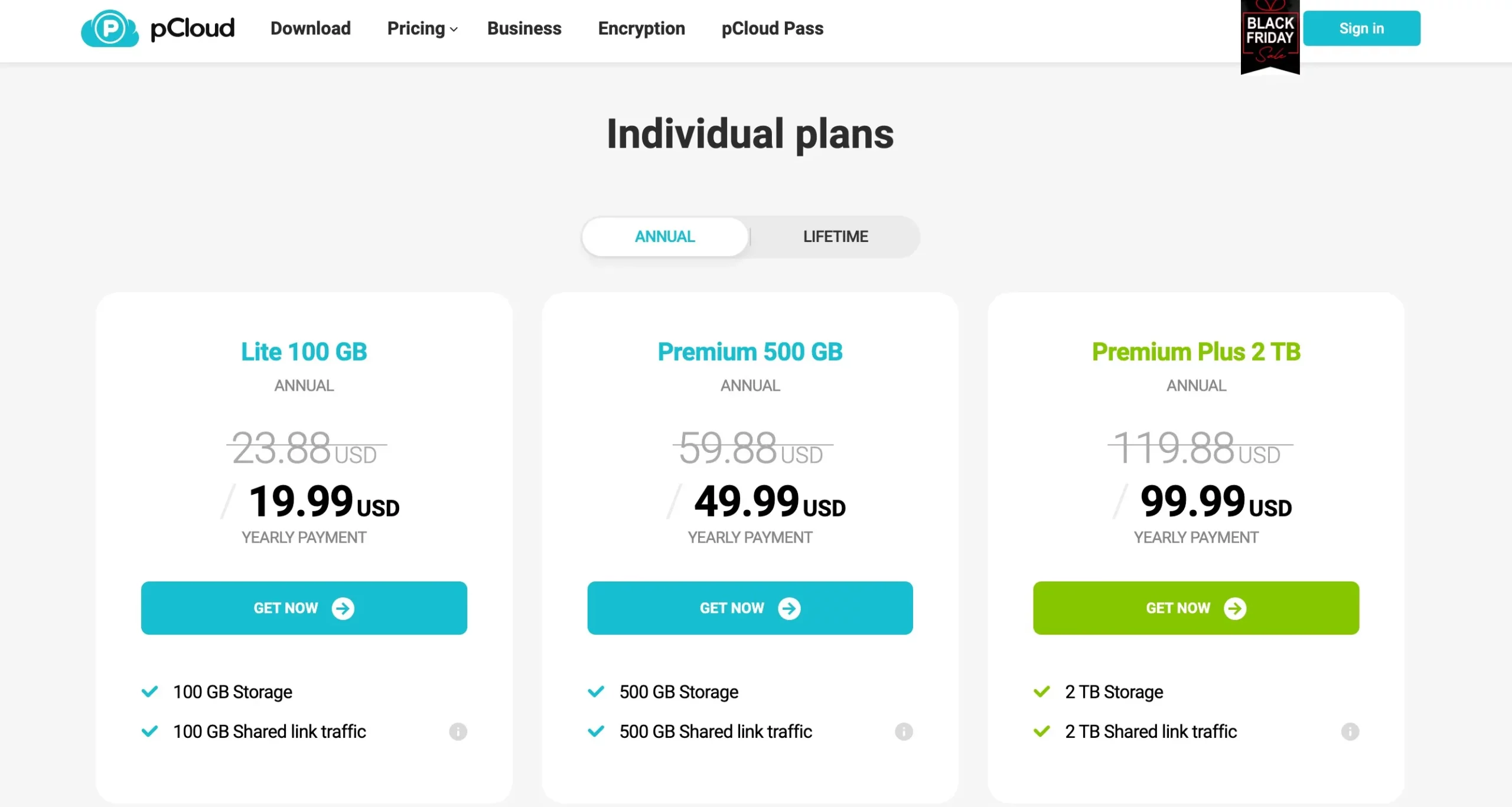 pCloud Review: Pricing Plans