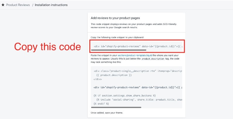 How To Setup Shopify Reviews In Booster Theme step4