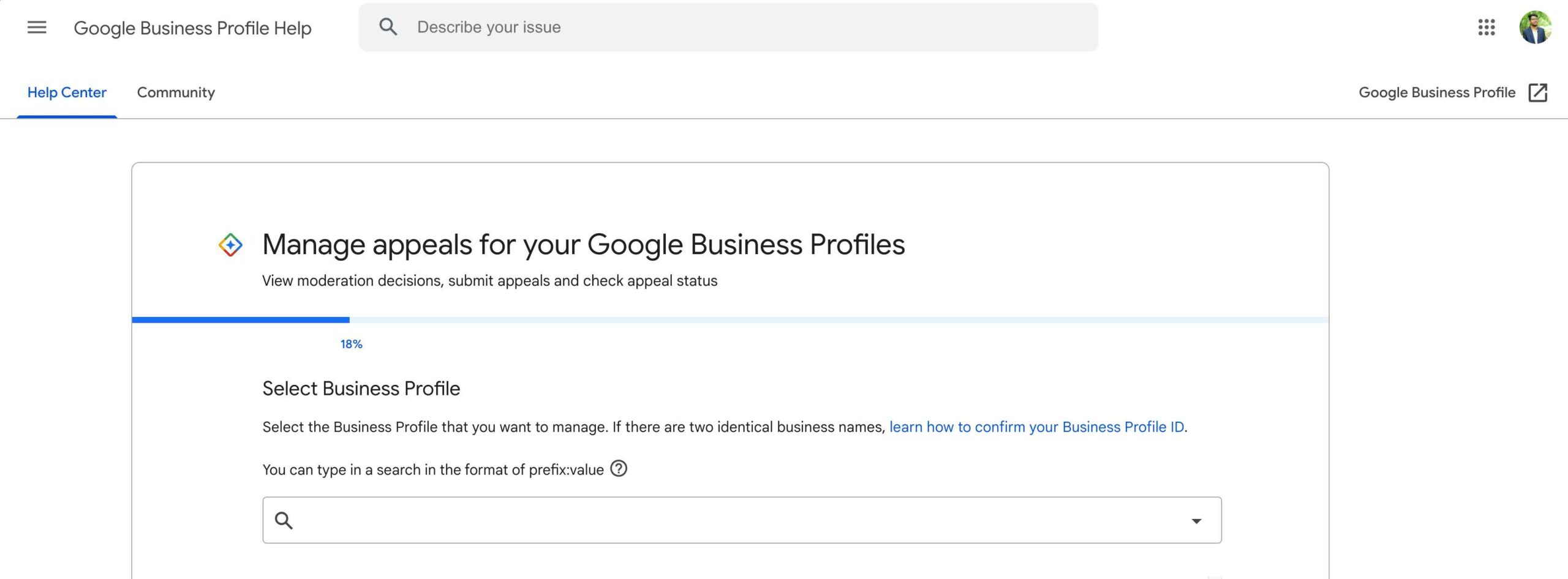 Google Business Profile Appeal