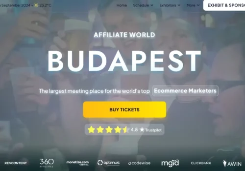 I am going Affiliate World Europe in Budapest, ...