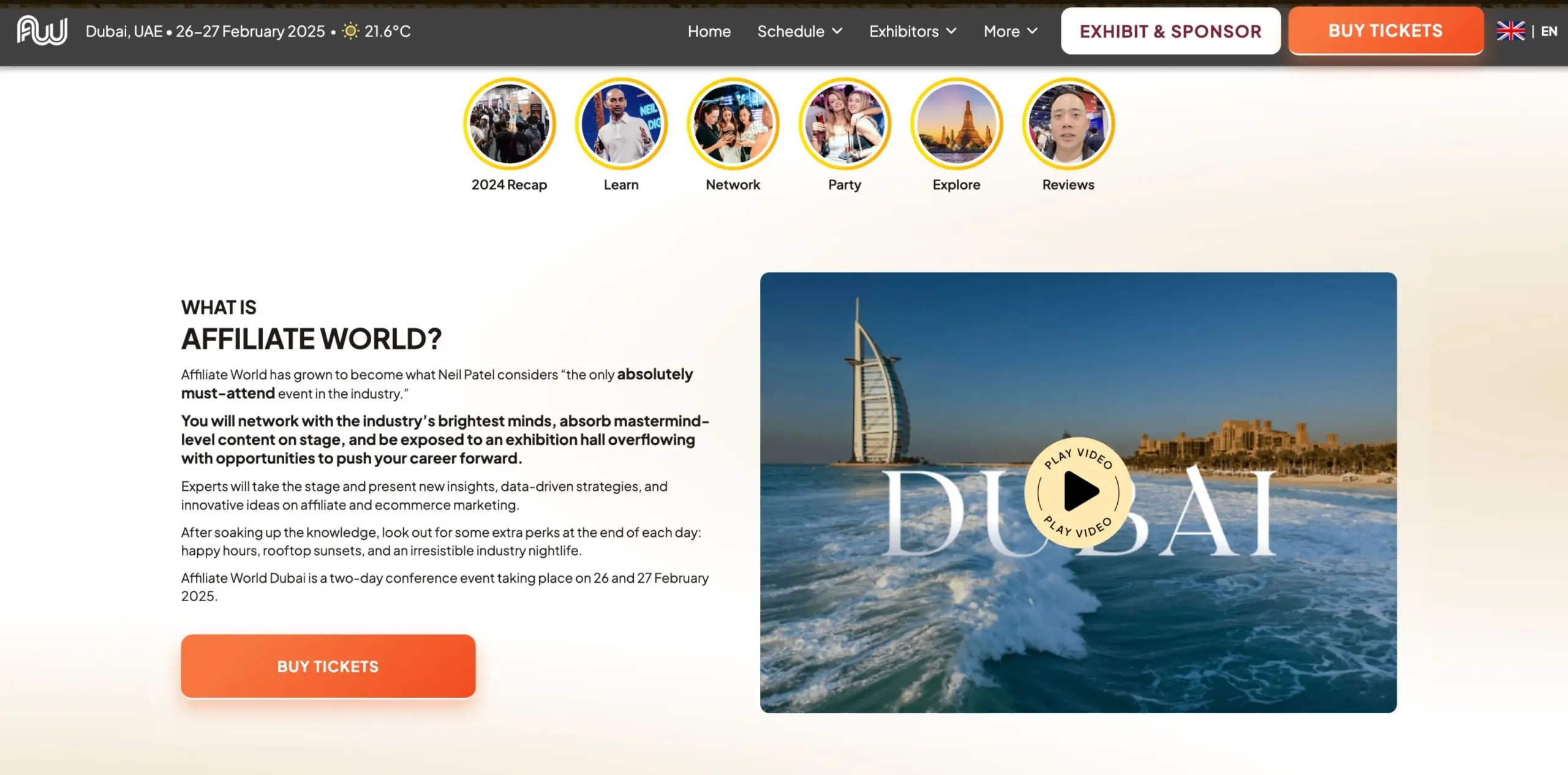 Affiliate World Dubai - About it