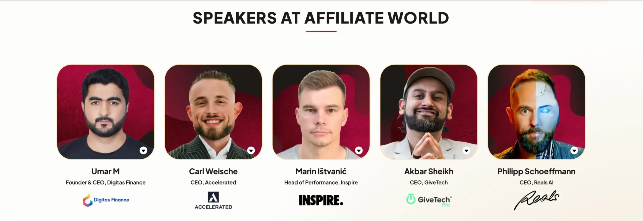 Affiliate World Dubai - The Speakers